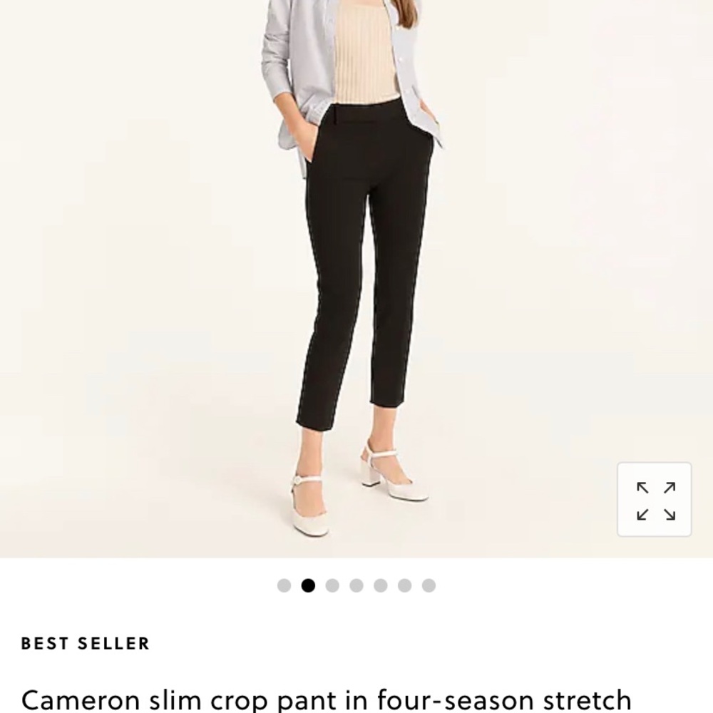 J. Crew Retail ‘17 Cameron Pants, still online